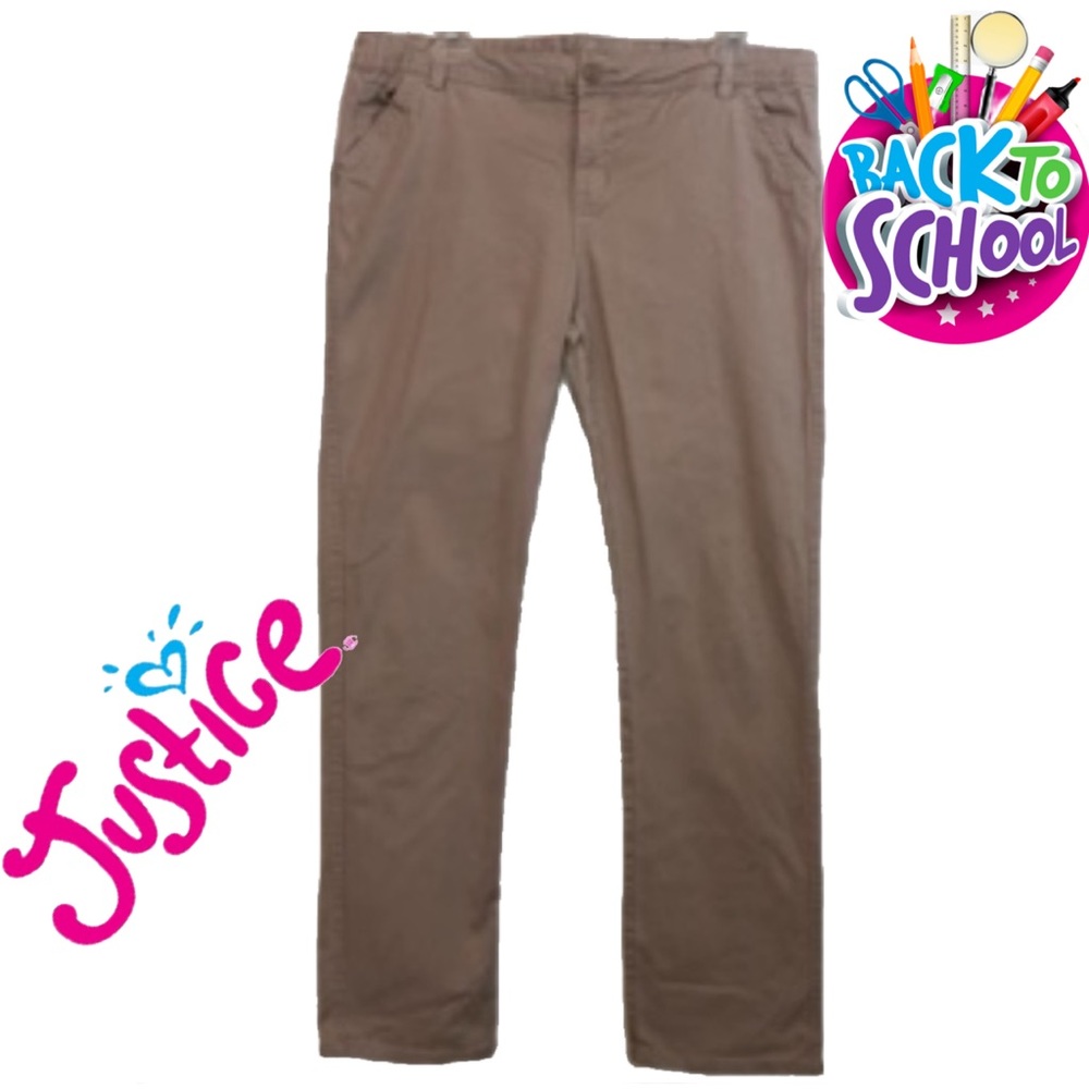 Justice Khaki Pants Size 18.5
